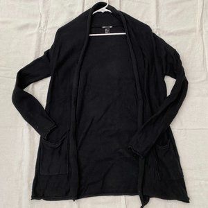Basic Black H&M Pocketed Cardigan